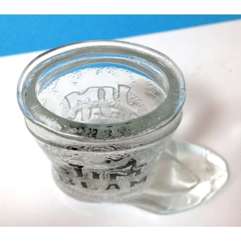 Jim Beam Shot Glass Whiskey Boot Shape Vintage